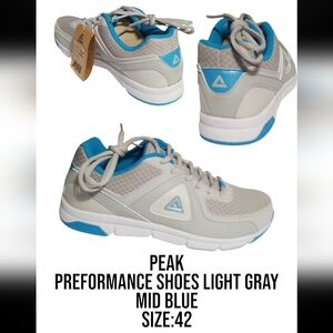 Peak Performance Shoes Light Gray and Blue